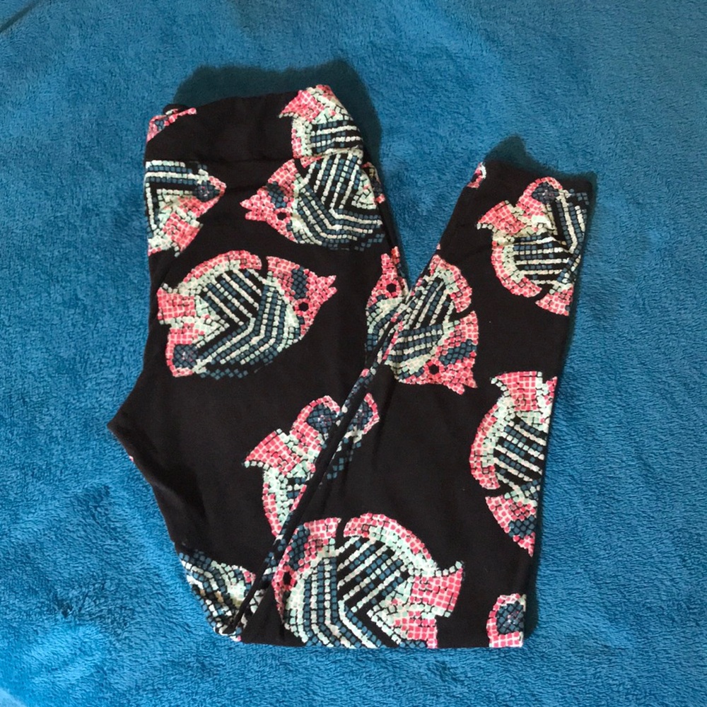 LuLaRoe Fish Print leggings